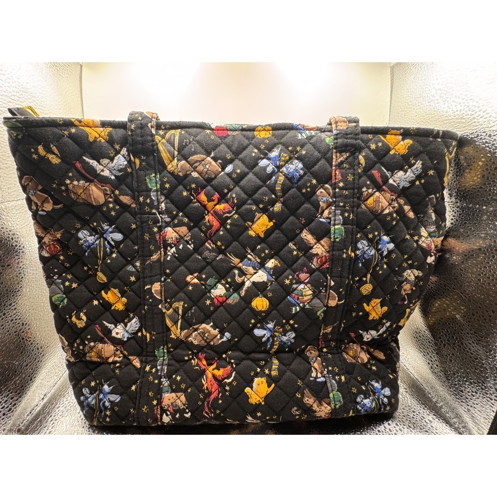 Vera Bradley Small Vera Tote Harry Potter Friends At Hogwarts Ditsy EUC!